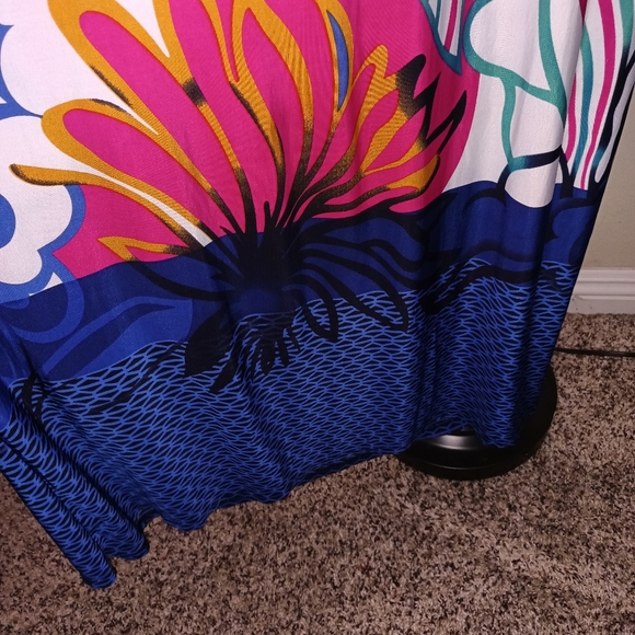 Claudia Richard Multicolor tropical maxi dress - Picture 9 of 12